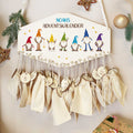 Personalisierter Adventskalender aus Holz mit Druckmotiv & Namen - Wichtel