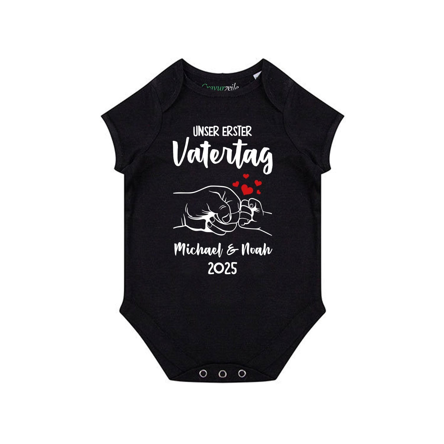 Bedruckter Babybody für Babies - Unser erster Vatertag