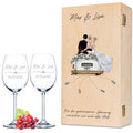 Leonardo Gläser mit Gravur - Hochzeitsauto & Wedding Love als Set