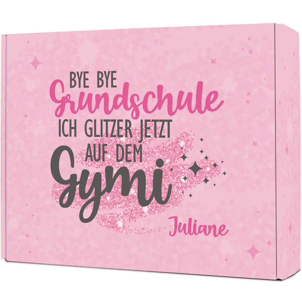 Personalisierte Geschenkbox - Bye Bye Grundschule - Einschulung