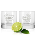 2er Set Montana GIN-Gläser "Gib deinem Leben" & "Liebe ist ausverkauft"