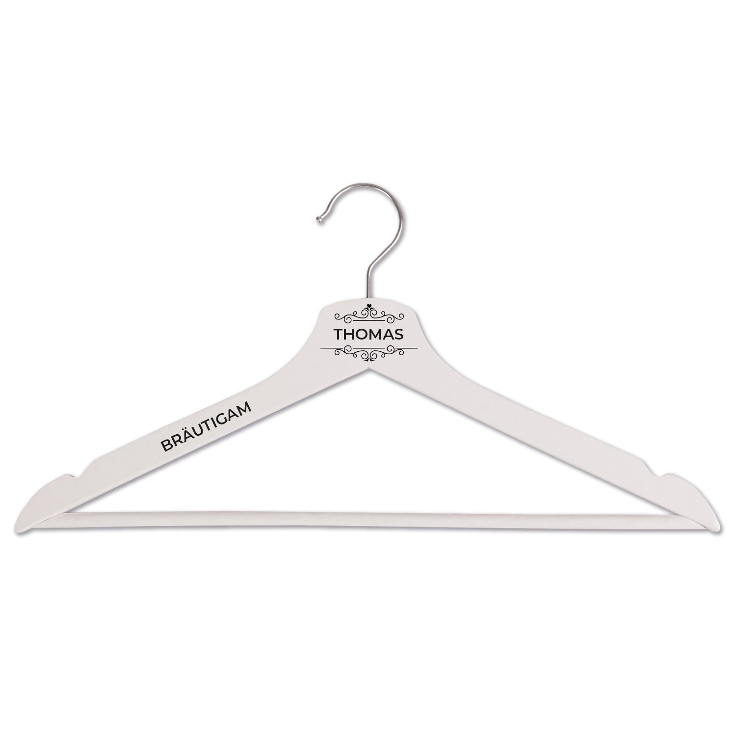 Personalisierter Kleiderbügel - Hochzeit Ranken