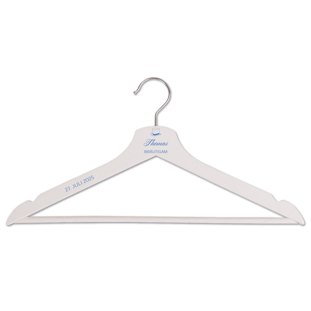 Personalisierter Kleiderbügel - Hochzeit Symbole