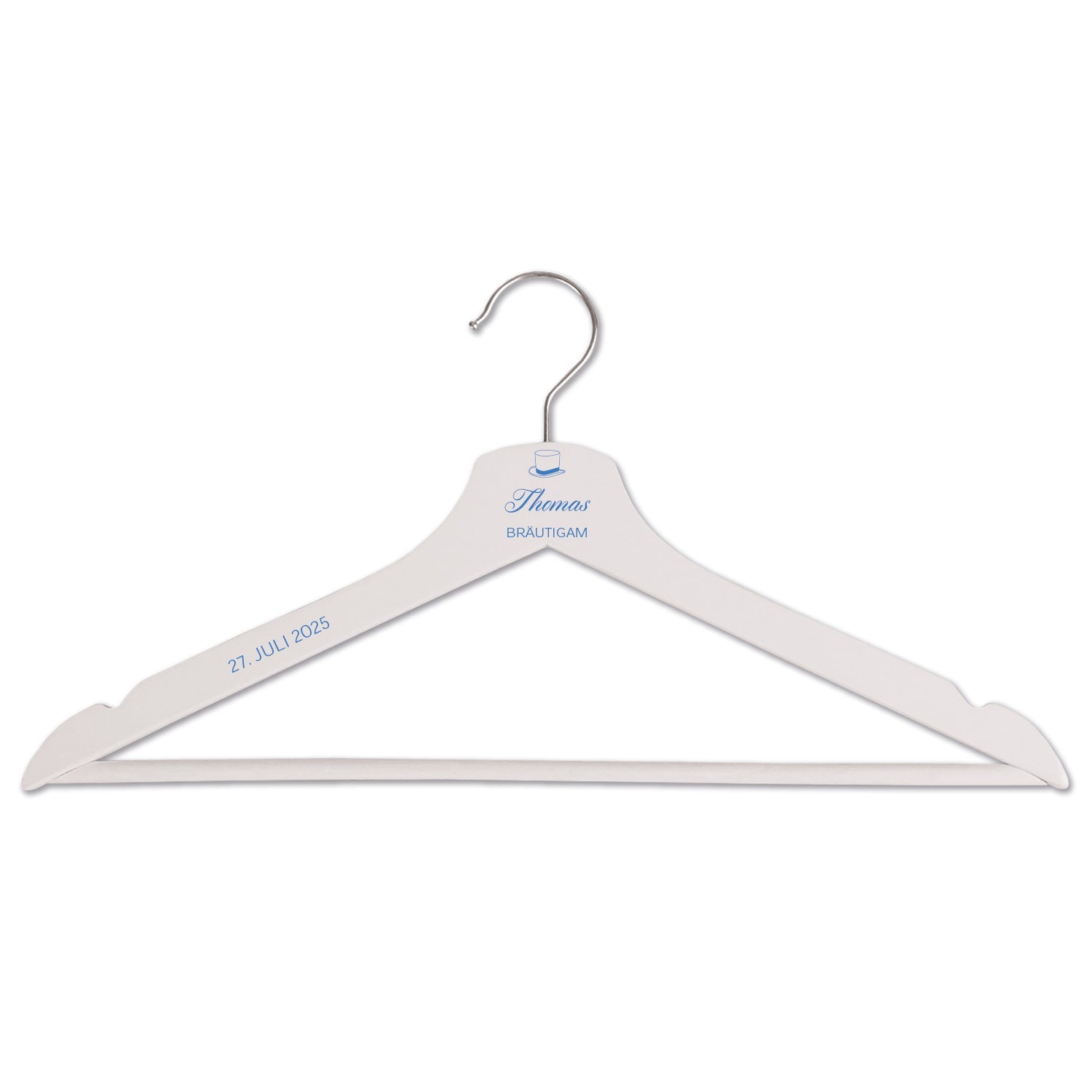 Personalisierter Kleiderbügel - Hochzeit Symbole