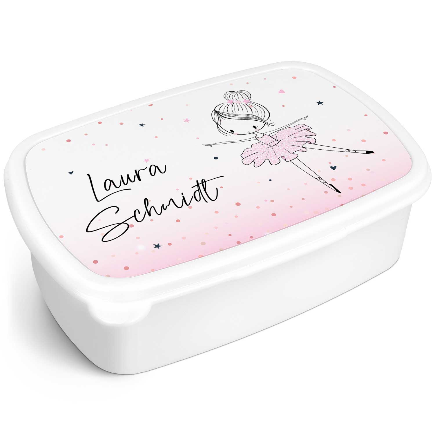 Bedruckte Lunchbox für Kinder - Ballerina