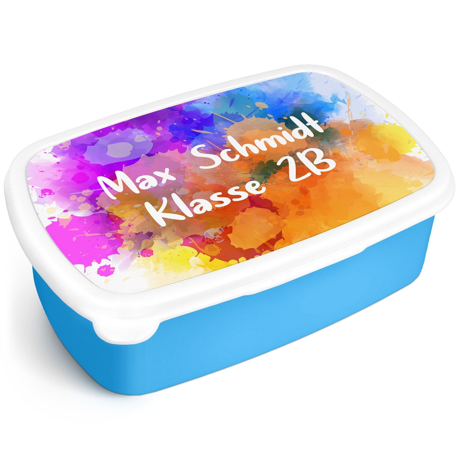 Bedruckte Lunchbox für Kinder - Color Splash