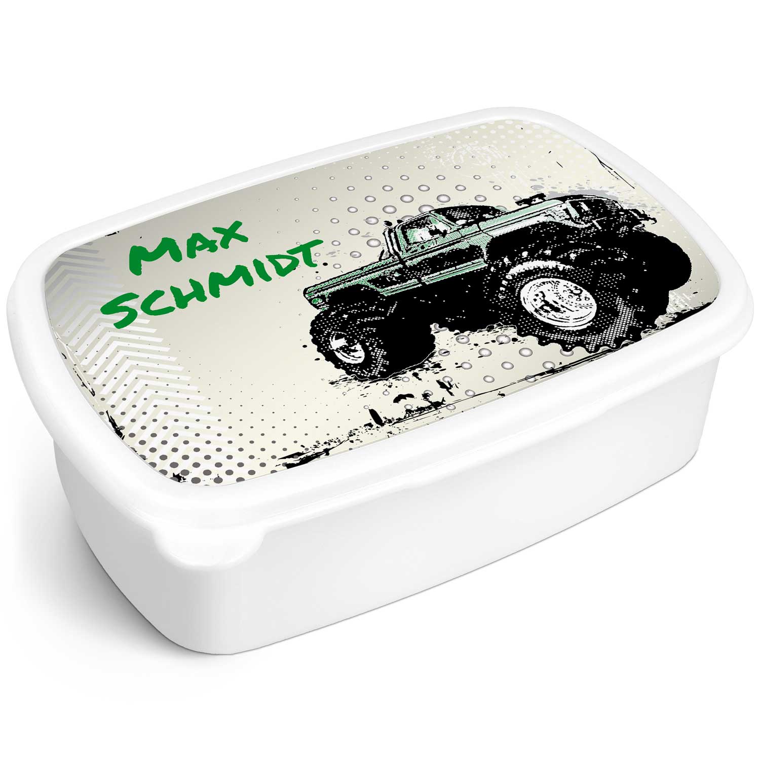 Bedruckte Lunchbox für Kinder - Monstertruck