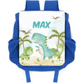 Bedruckter Rucksack für Kinder - Dino mit Name