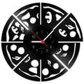 Wanduhr aus Vinyl Pizza ist da
