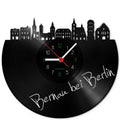 Wanduhr aus Vinyl Skyline Bernau bei Berlin