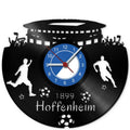 Fussball Wanduhr aus Vinyl Vereinsliebe Hoffenheim