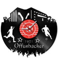Fussball Wanduhr aus Vinyl Vereinsliebe Offenbach