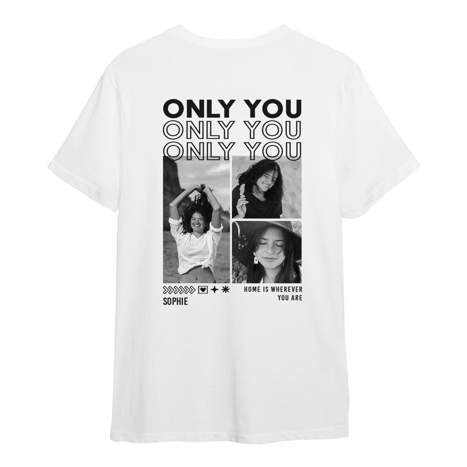 Personalisiertes Oversized T-Shirt - Only You