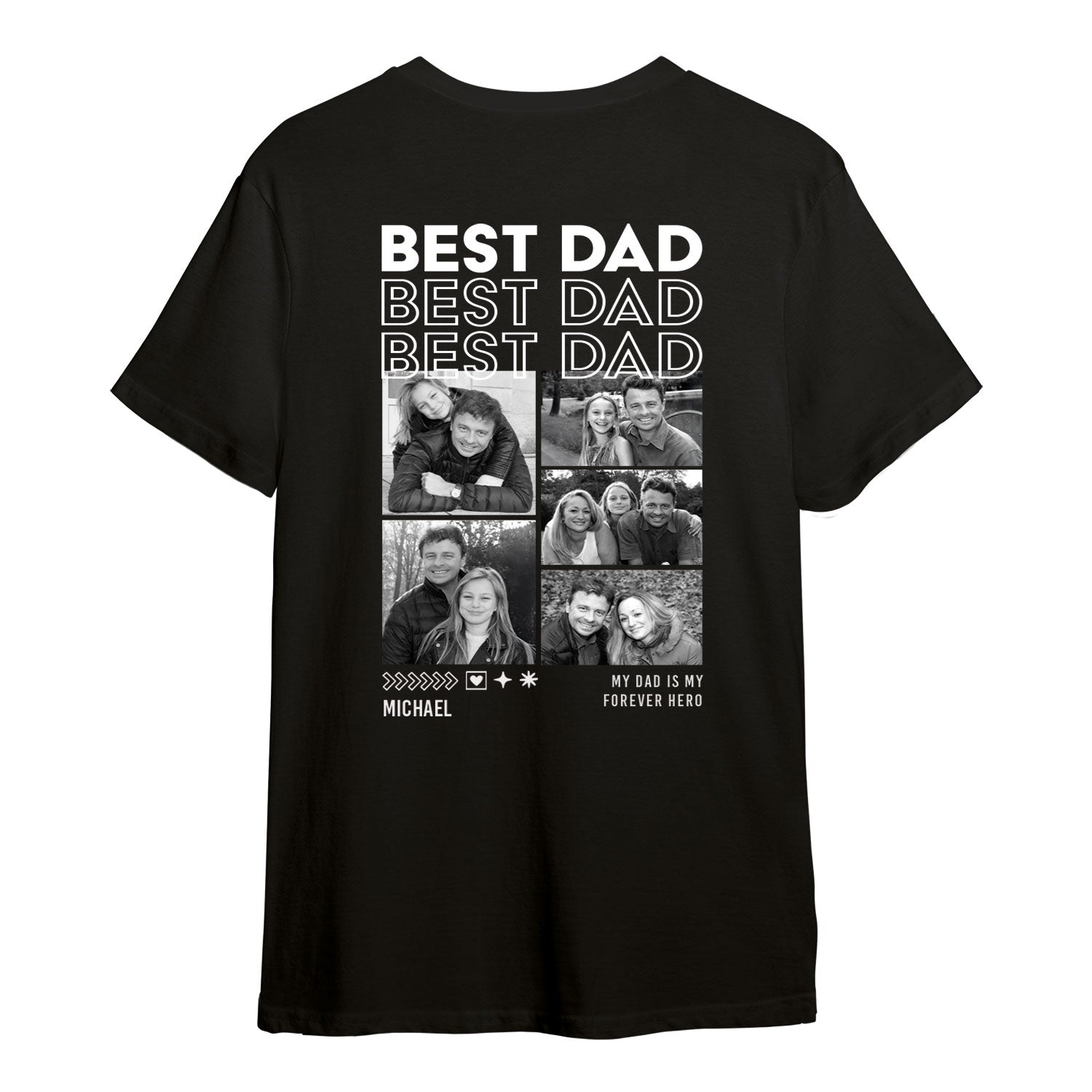 Personalisiertes Oversized T-Shirt - Dad