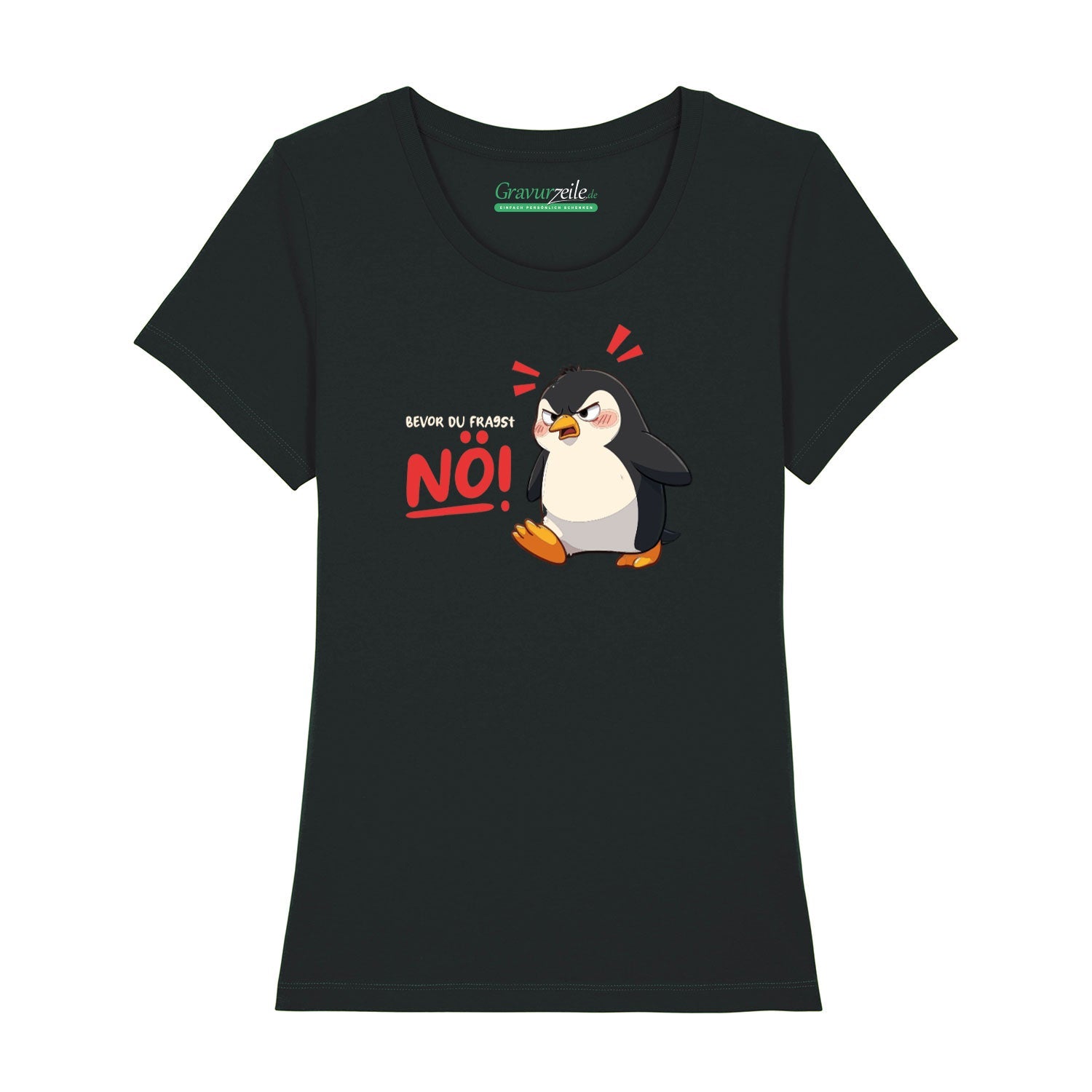 Bedrucktes T-Shirt für Damen - Bevor du fragst NÖ