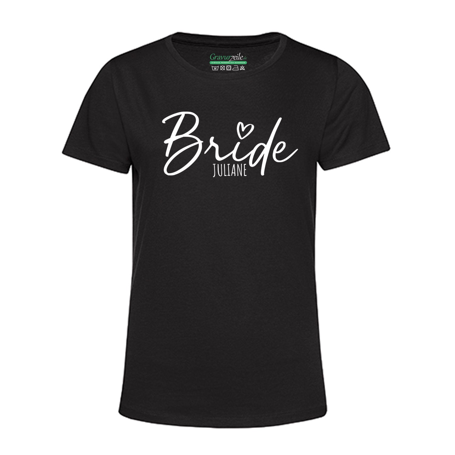 Personalisiertes T-Shirt für Damen - TEAM Bride