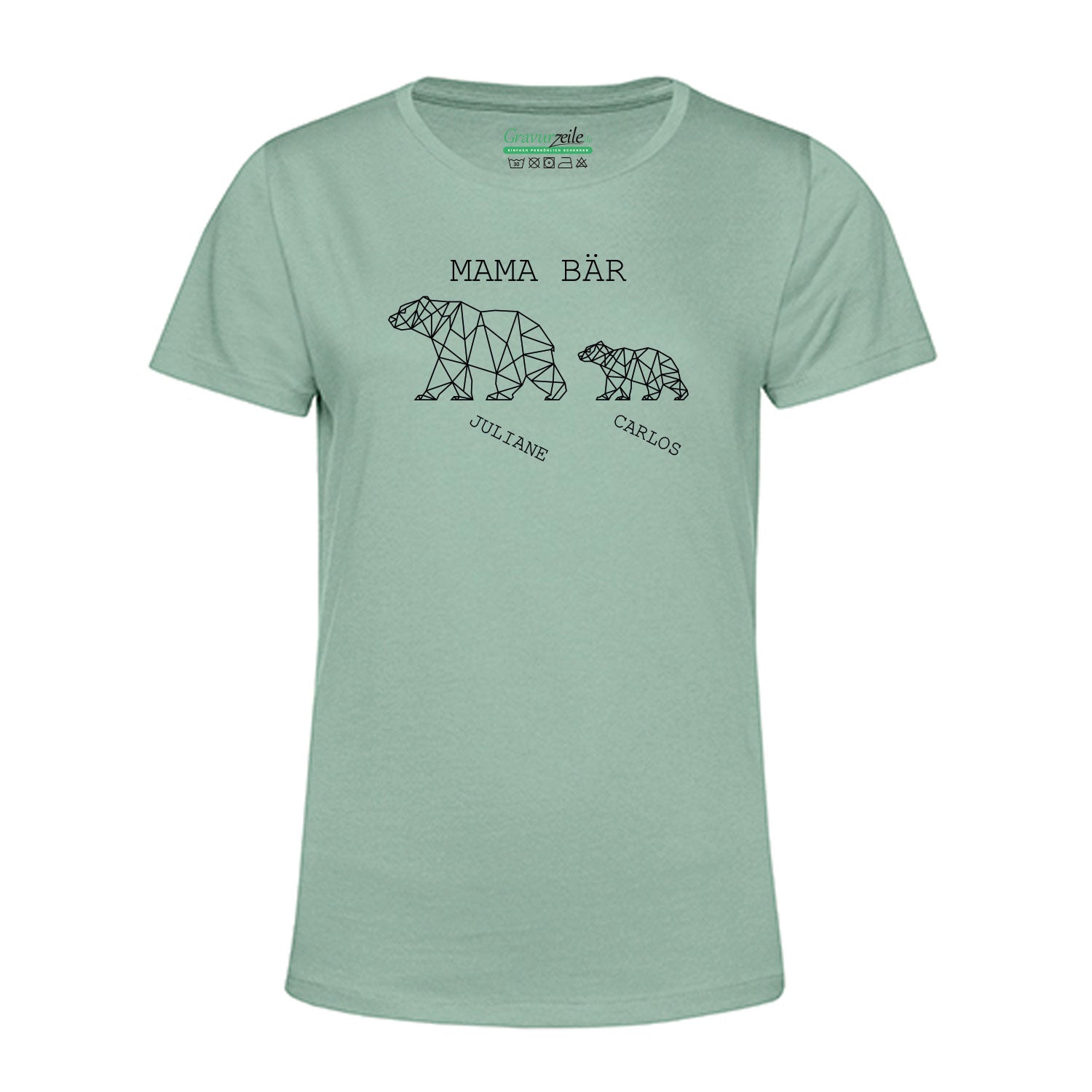 Personalisiertes T-Shirt für Damen - Mama Bär