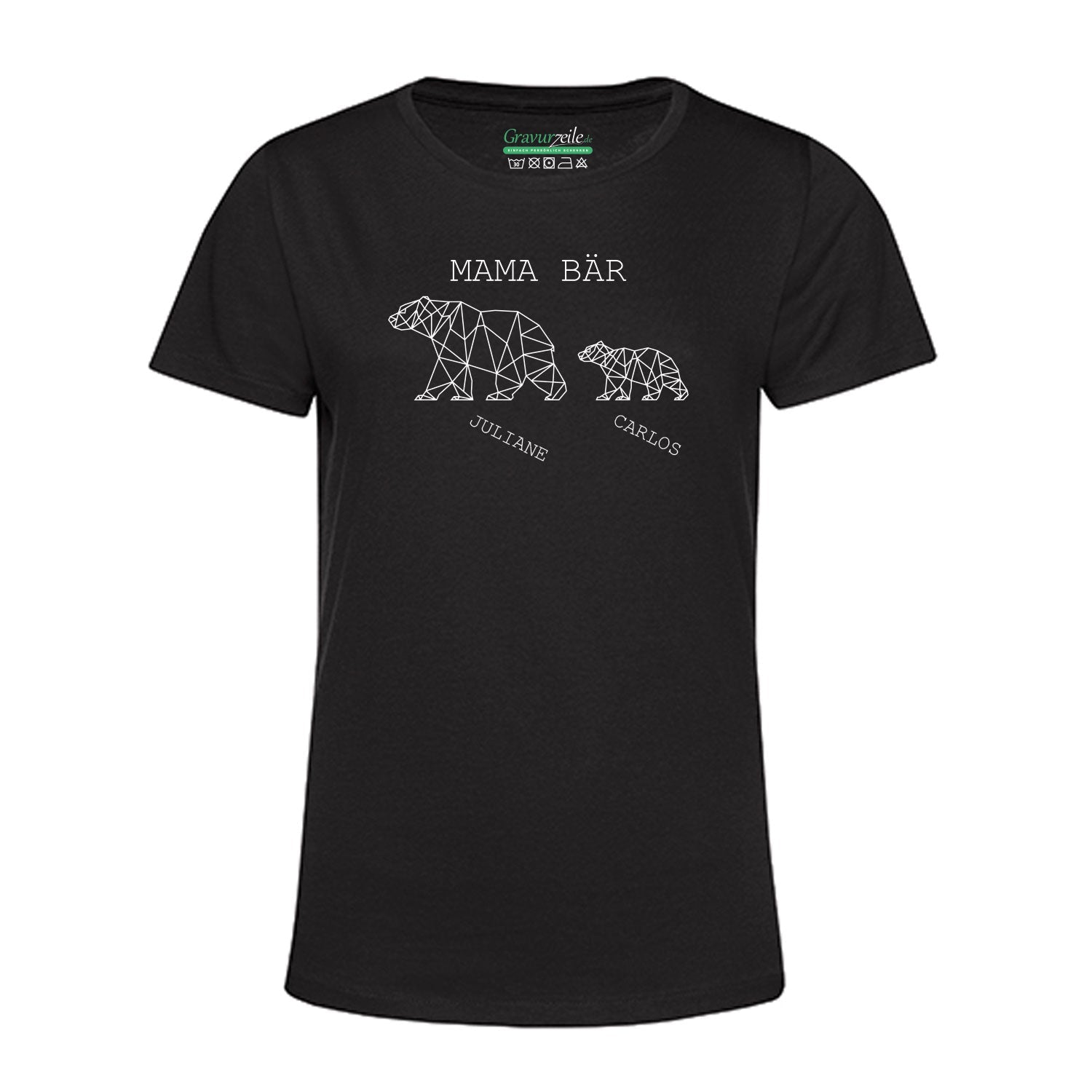 Personalisiertes T-Shirt für Damen - Mama Bär