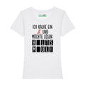 Bedrucktes T-Shirt für Damen - Ich kaufe ein A