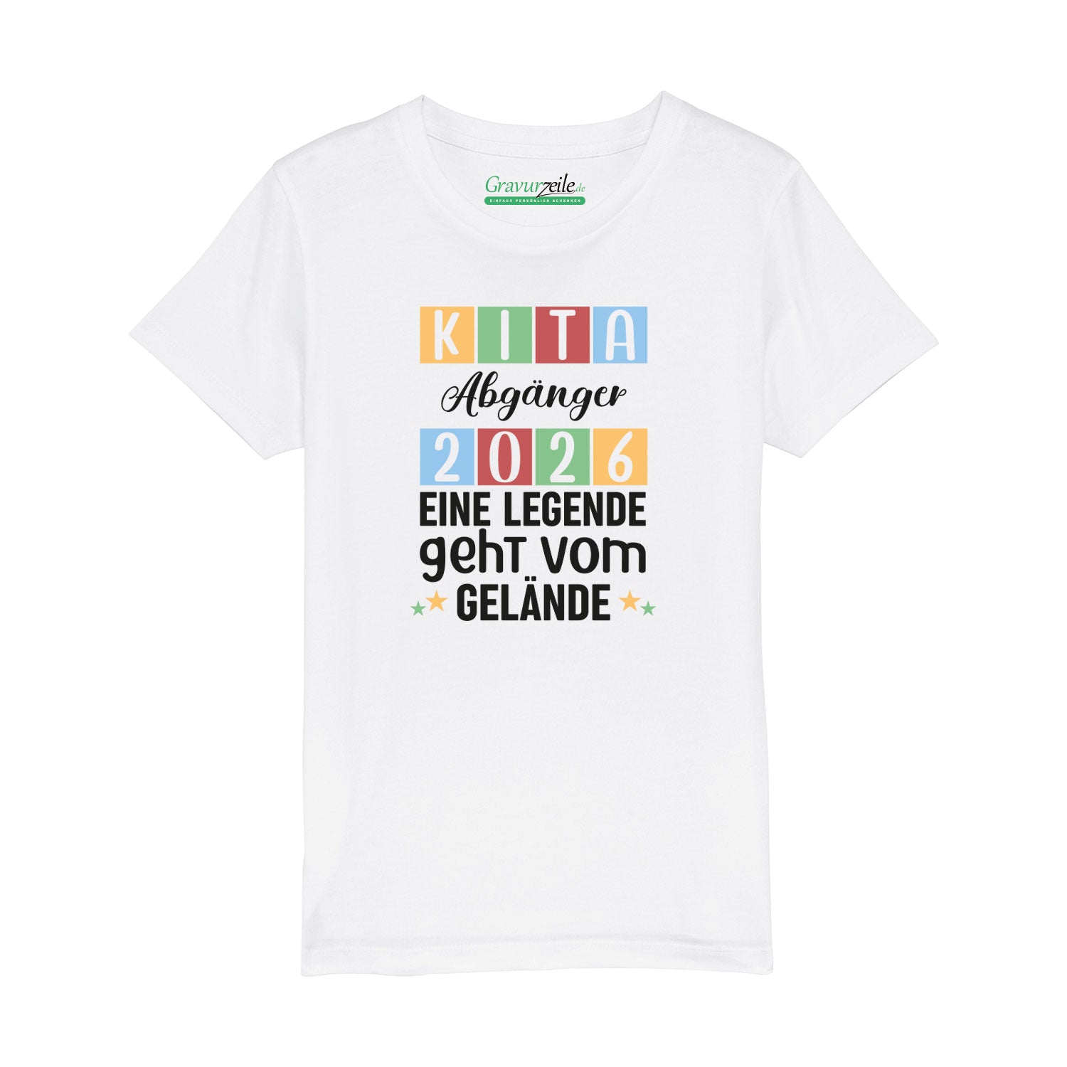 Bedrucktes T-Shirt für Kinder - KITA Abgänger