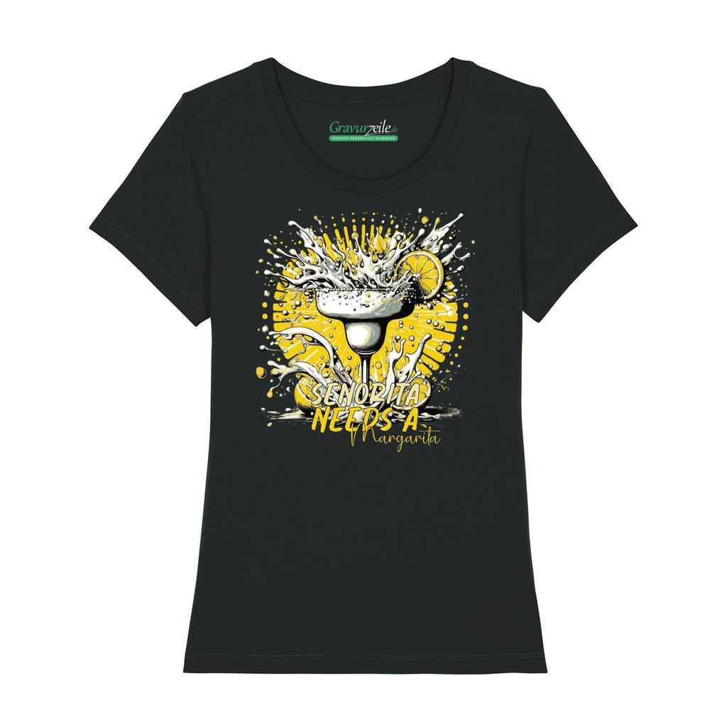 Bedrucktes T-Shirt für Damen - Senorita needs a margarita