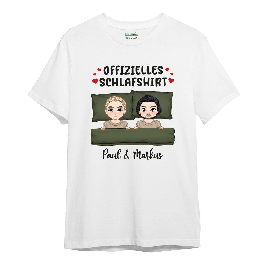 Personalisiertes Oversized T-Shirt - Offizielles Schlafshirt