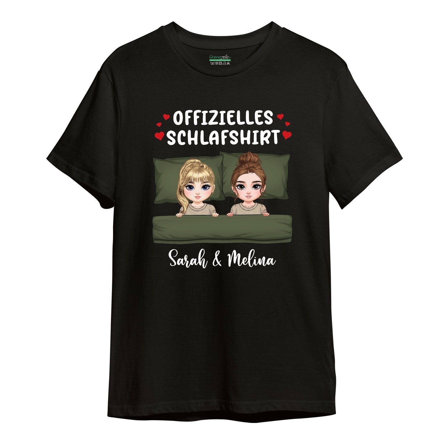 Personalisiertes Oversized T-Shirt - Offizielles Schlafshirt