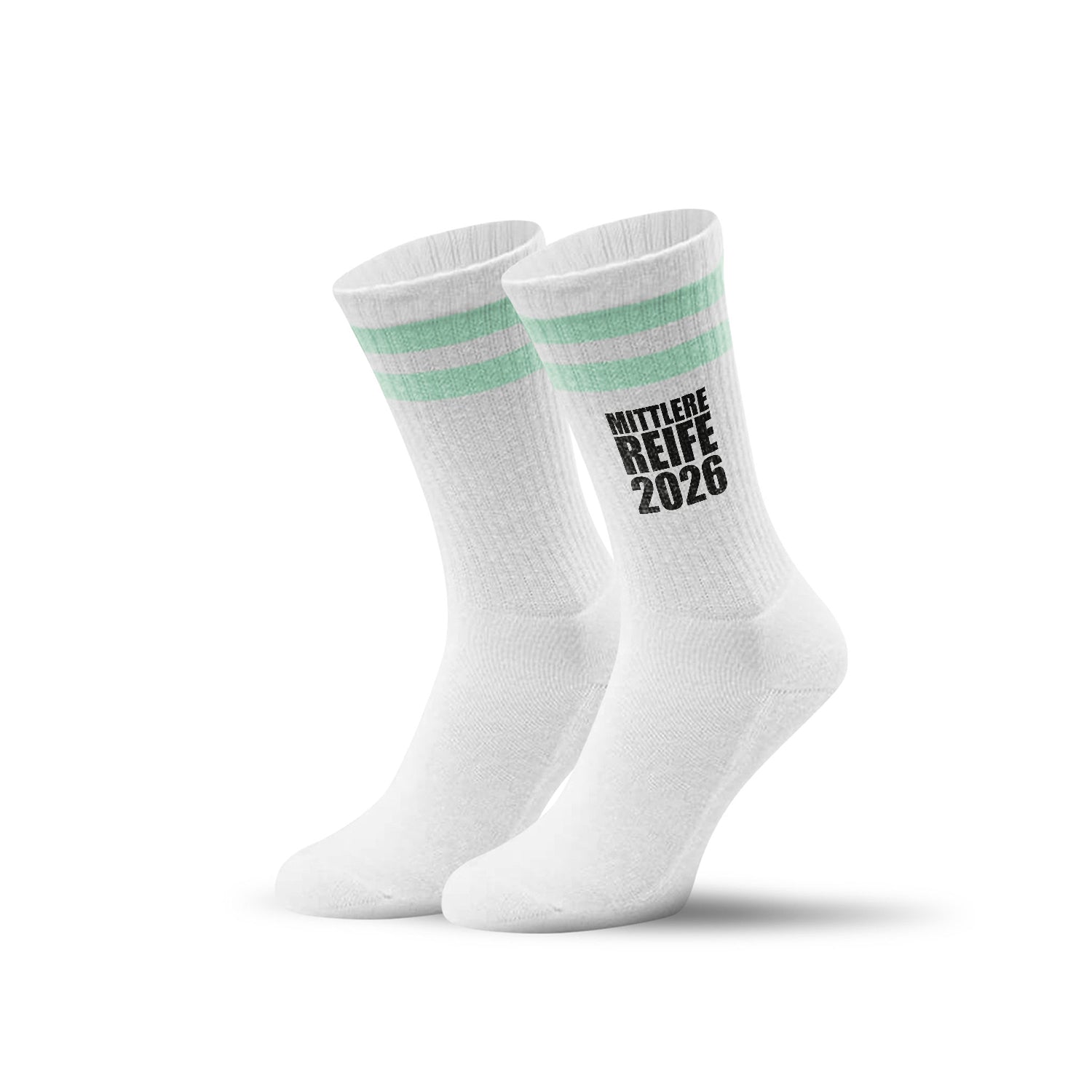 Tennissocken - Mittlere Reife - personalisiert mit Namen & Jahr