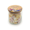 Bedrucktes Vorratsglas mit Holzdeckel - Wild Flowers