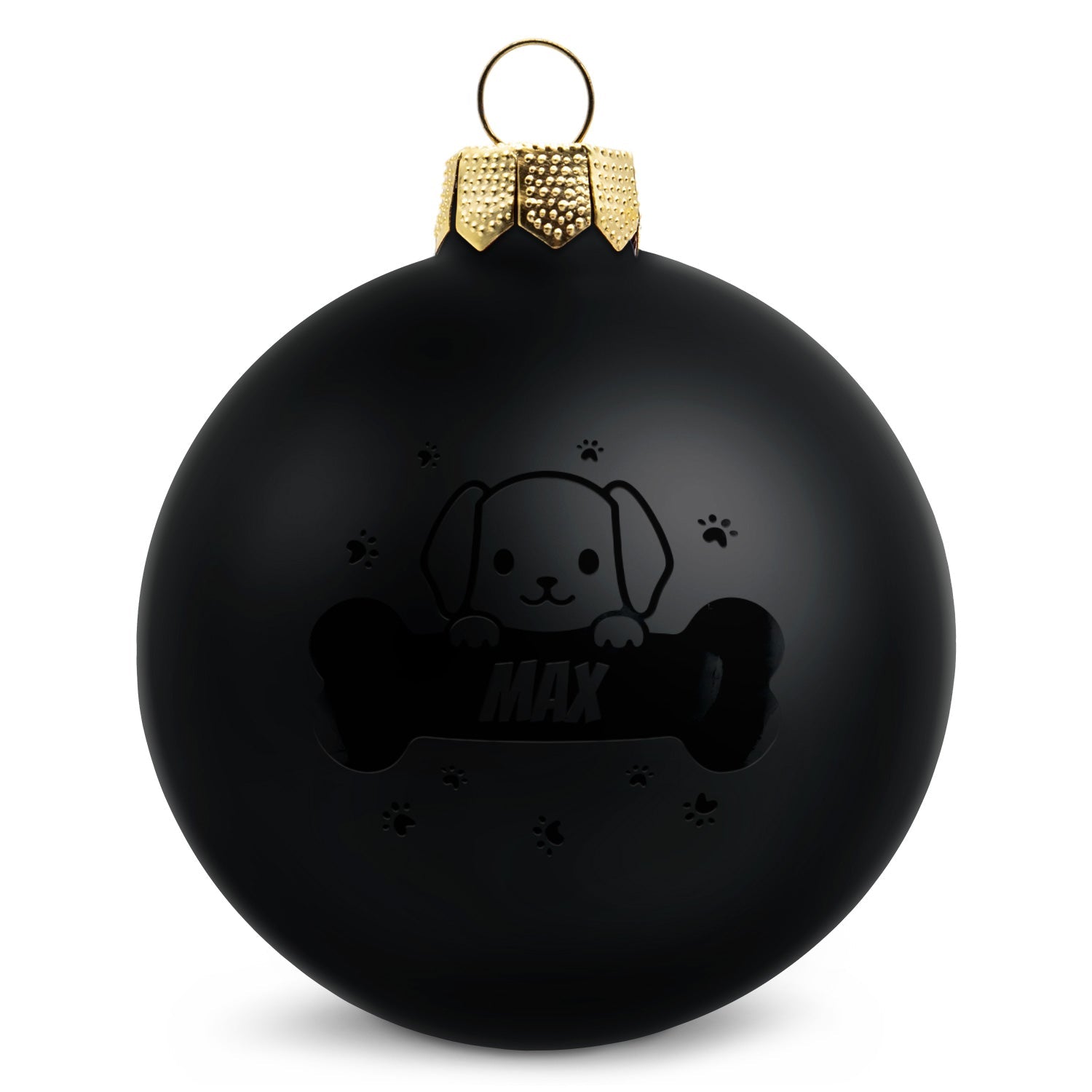 Gravierte Weihnachtskugel - Haustier - Hund & Katze