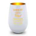 Deko Windlicht aus Glas mit Gravur - Glück ist einen Papa wie Dich zu haben
