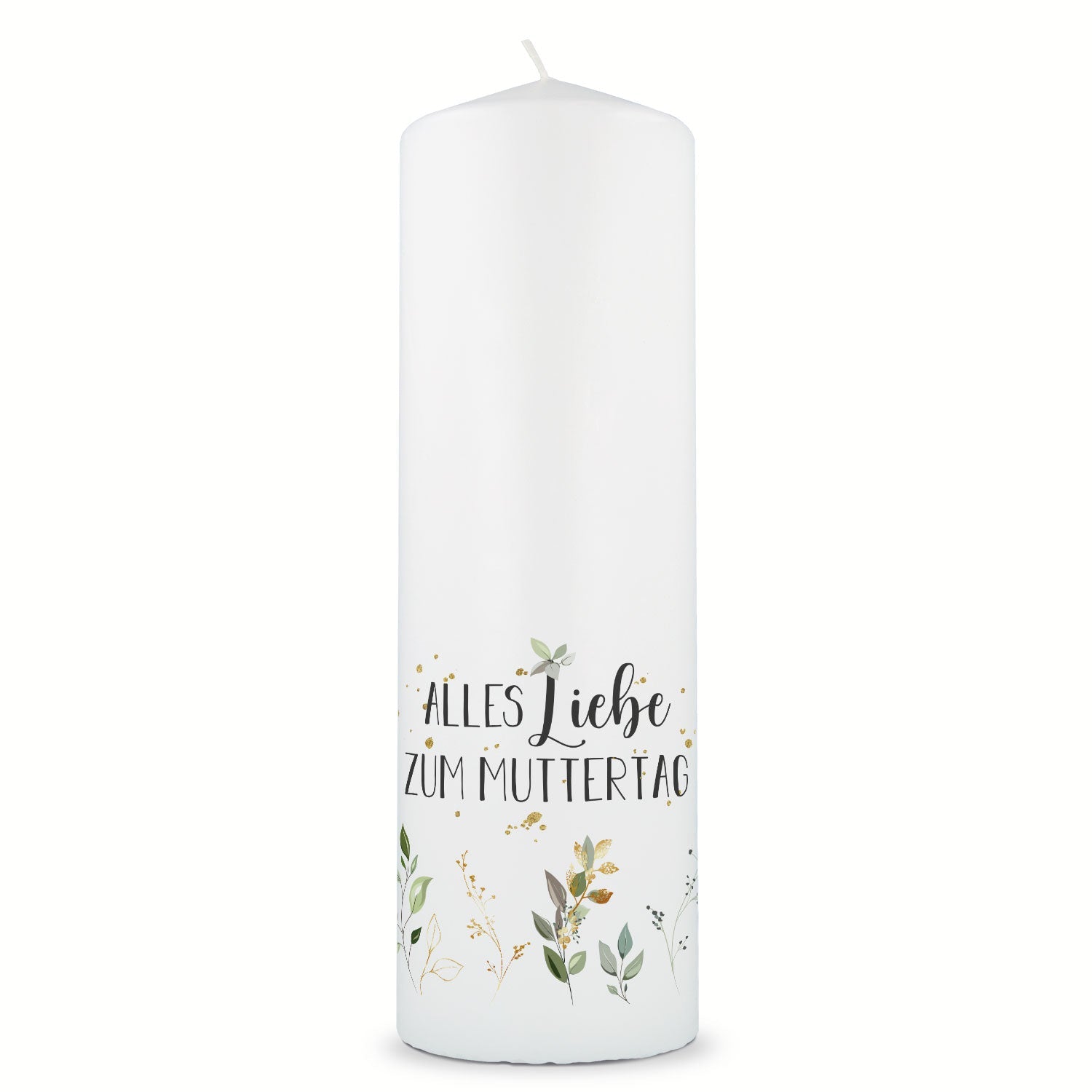 Große Kerze "Alles Liebe zum Muttertag"