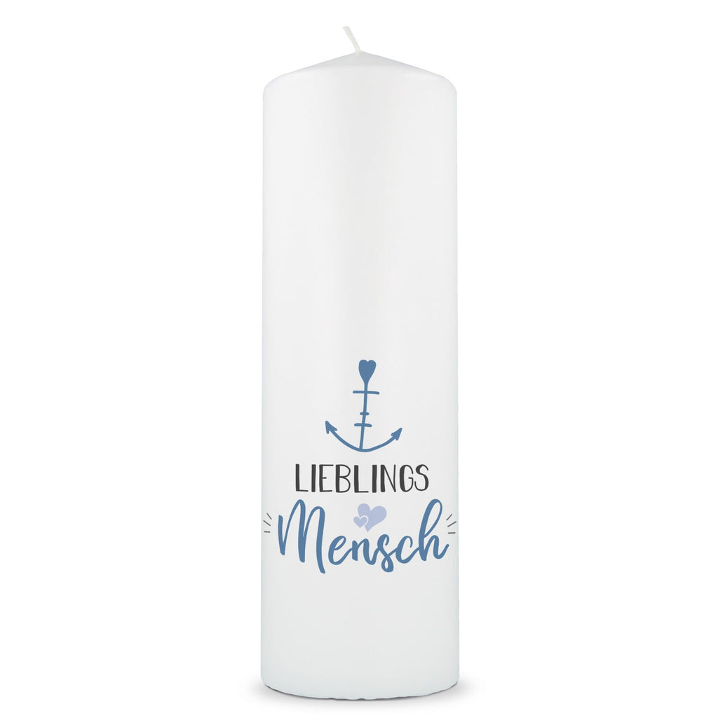 Große Kerze "Lieblingsmensch Anker"