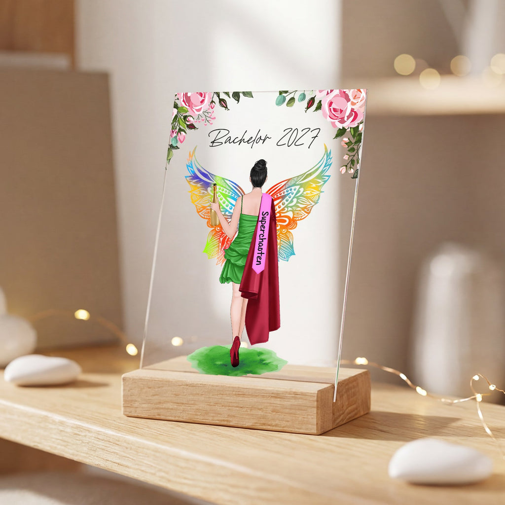 Acrylglas mit Konfiguration - Schulabschluss Bachelor/Master
