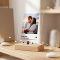 Personalisiertes Song Cover auf Acrylglas - Geschenk mit eigenem Foto im Musik Cover Design