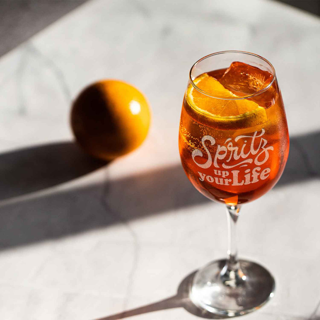 Leonardo Weinglas mit Gravur - "Spritz up your Life"