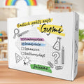 Personalisierte Geschenkbox - Endlich gehts aufs Gymi - Einschulung