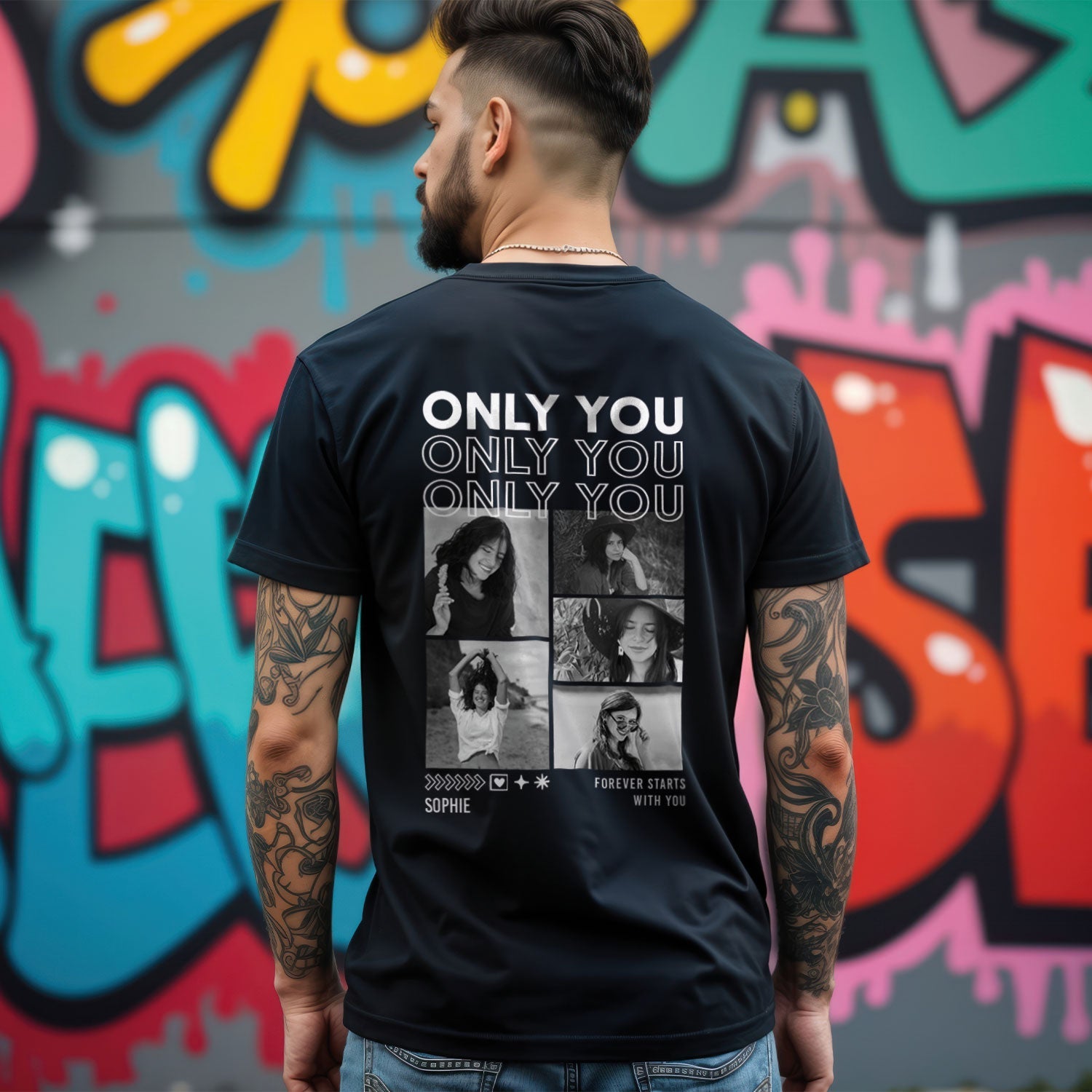 Personalisiertes Oversized T-Shirt - Only You