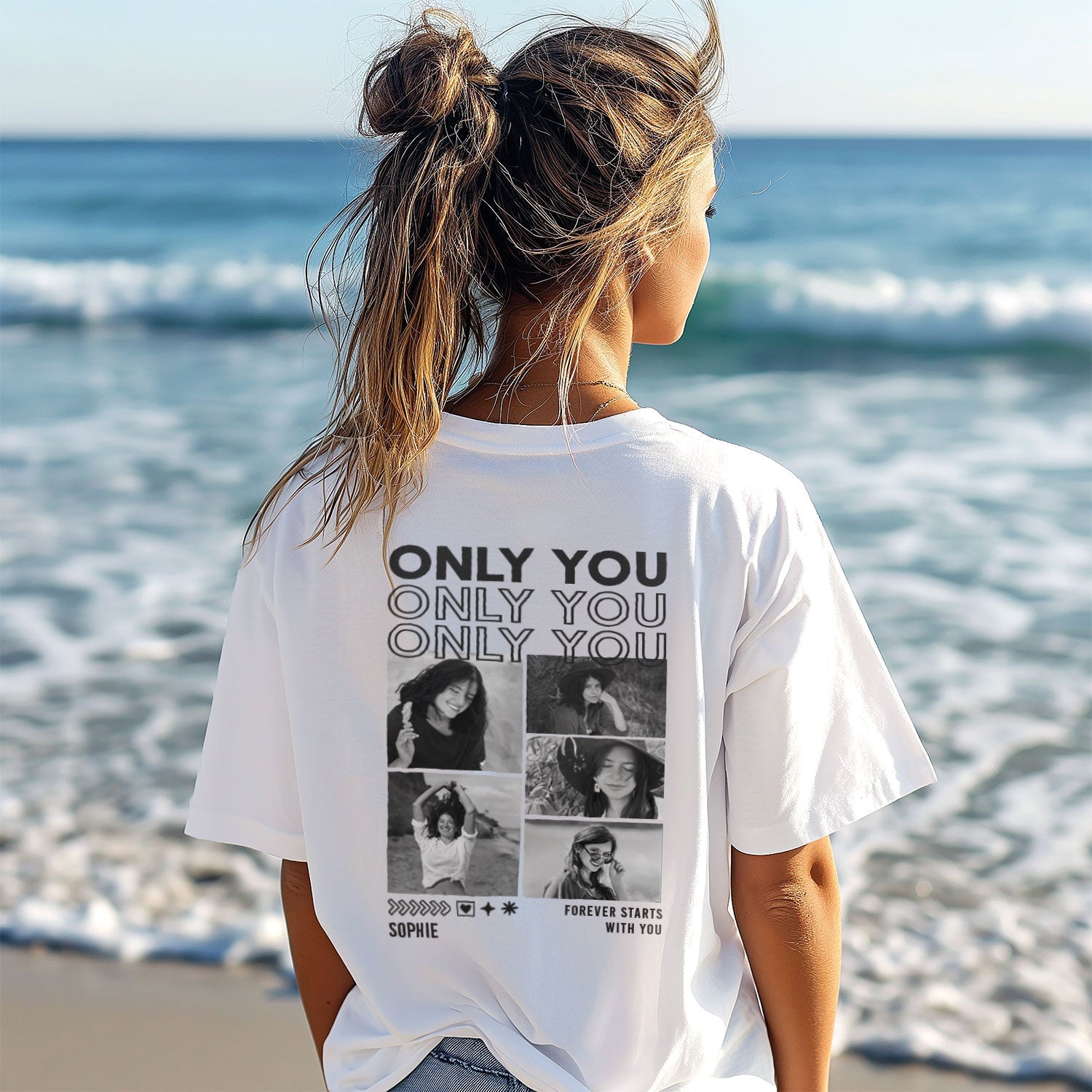 Personalisiertes Oversized T-Shirt - Only You