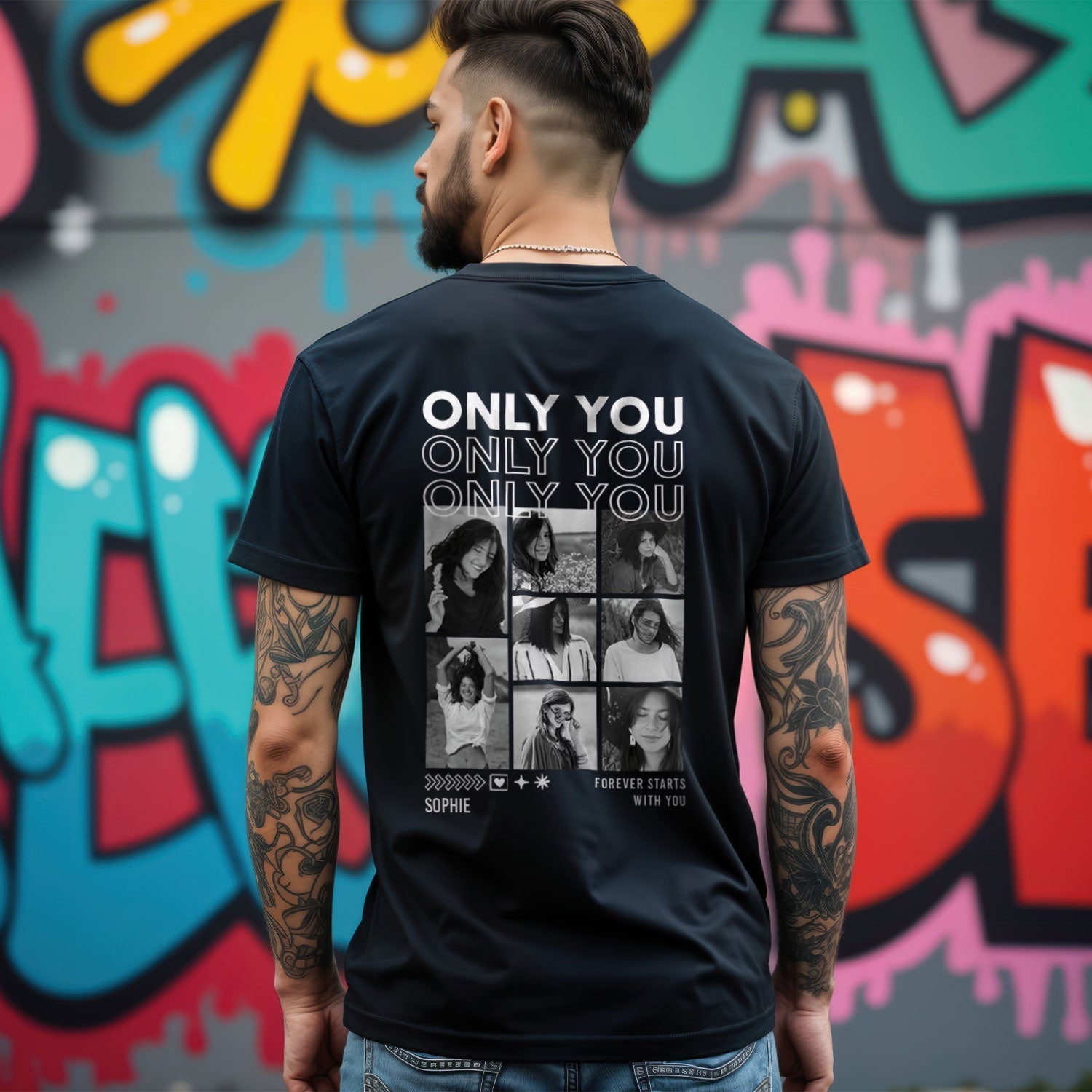 Personalisiertes Oversized T-Shirt - Only You