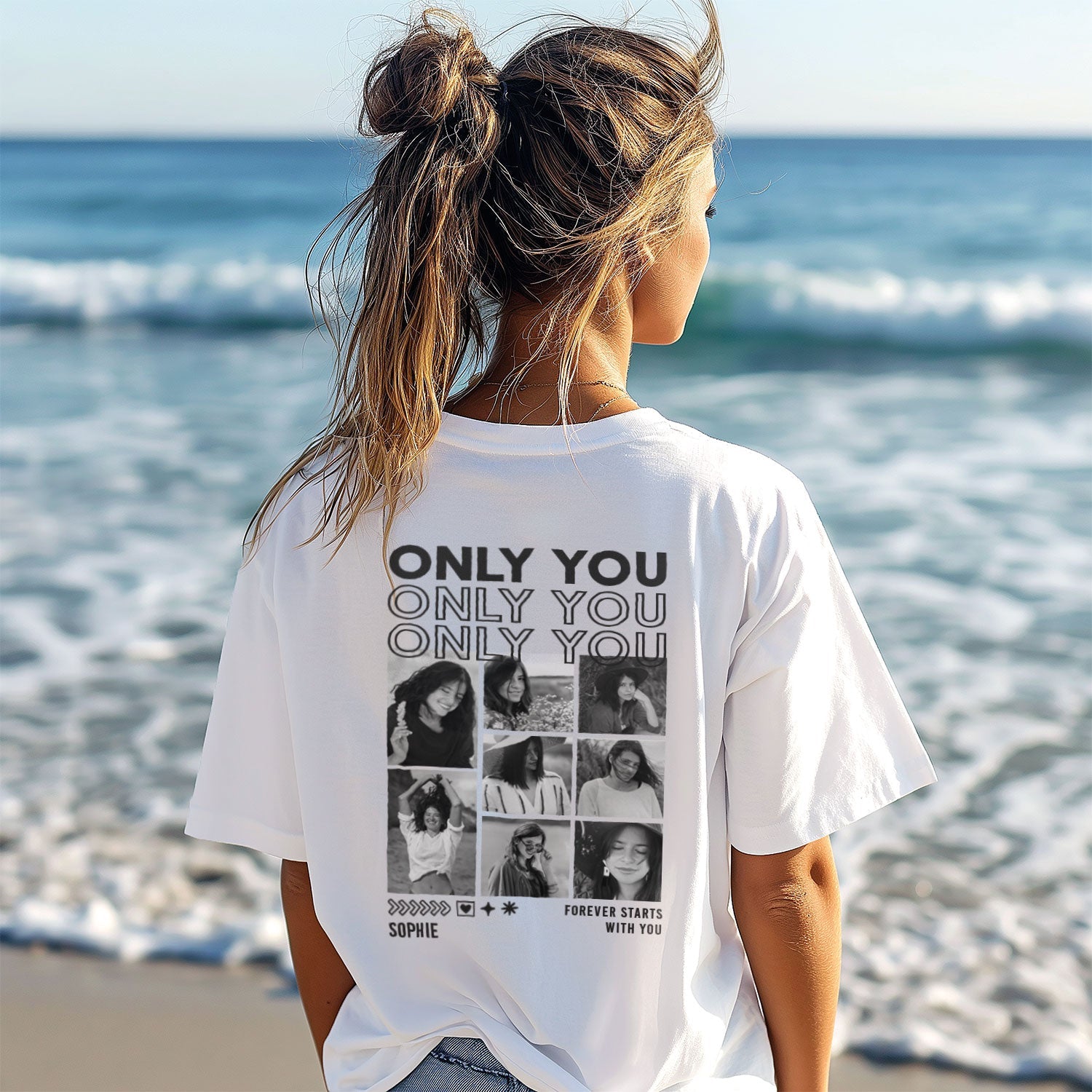Personalisiertes Oversized T-Shirt - Only You