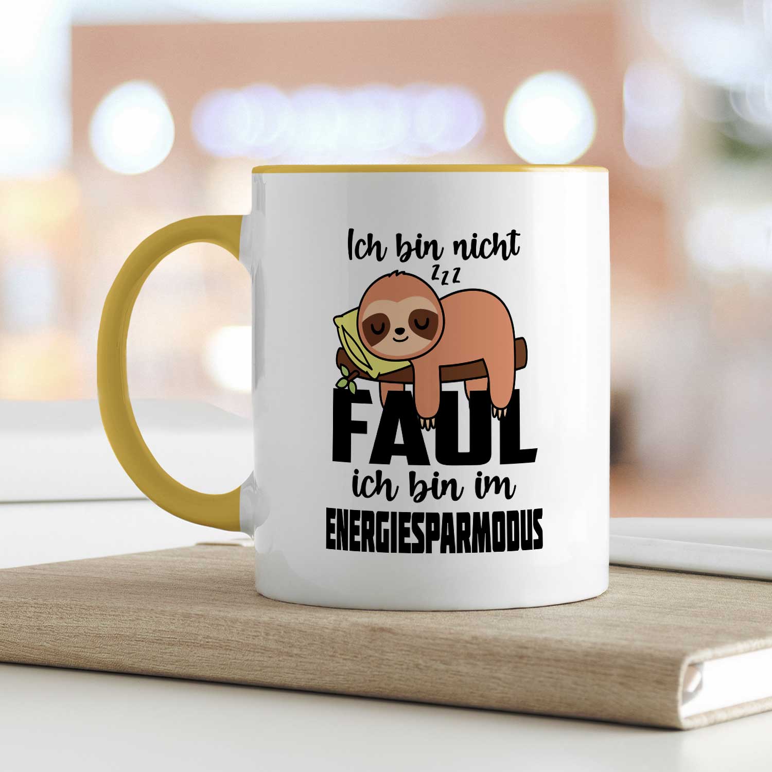 Bedruckte Tasse mit Spruch - Ich bin nicht Faul