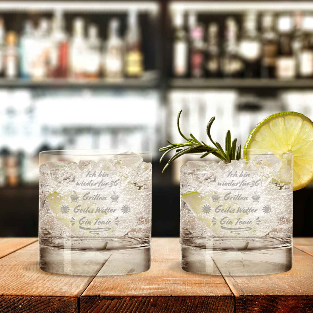 2er Set Montana GIN-Gläser "3G"