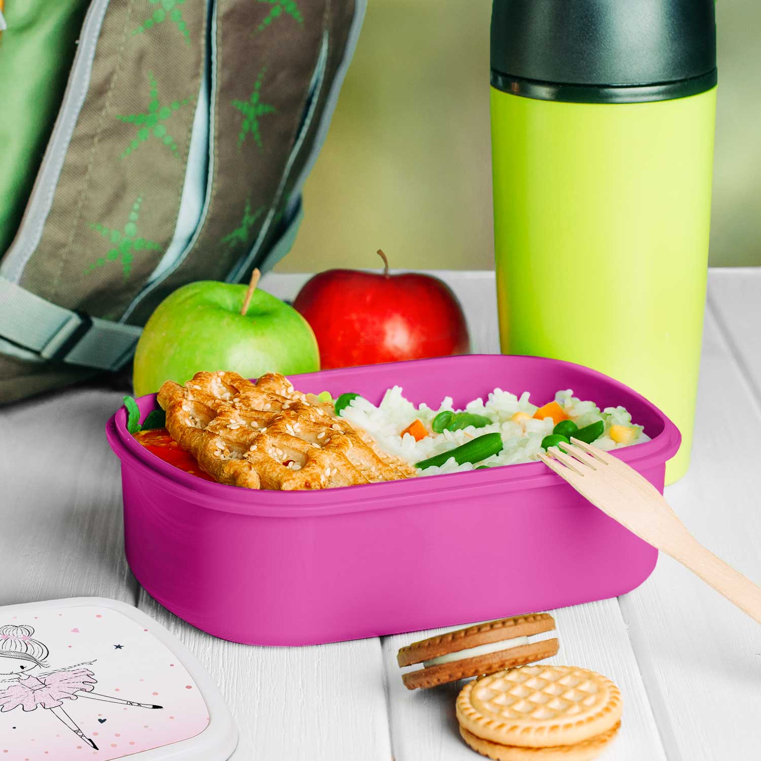 Bedruckte Lunchbox für Kinder - Ballerina