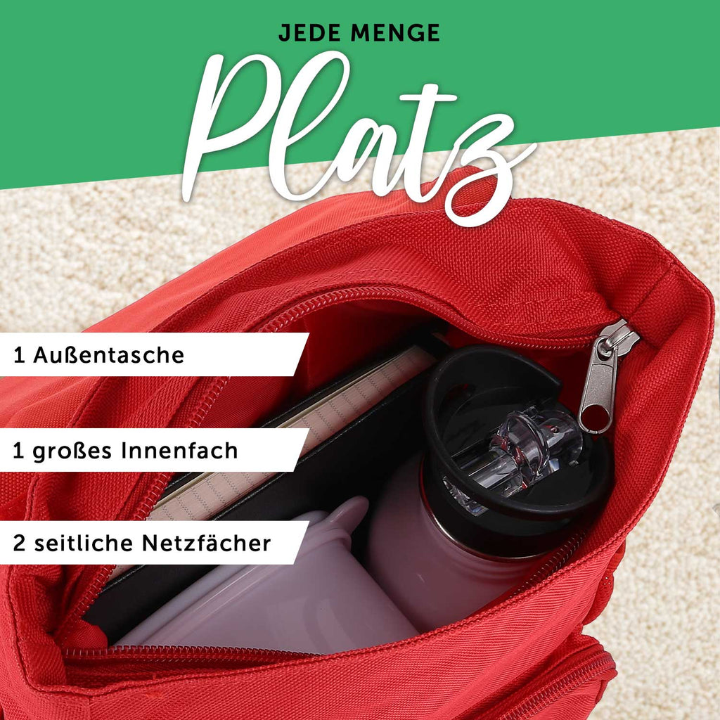 Bedruckter Rucksack für Kinder - Fussball mit Name