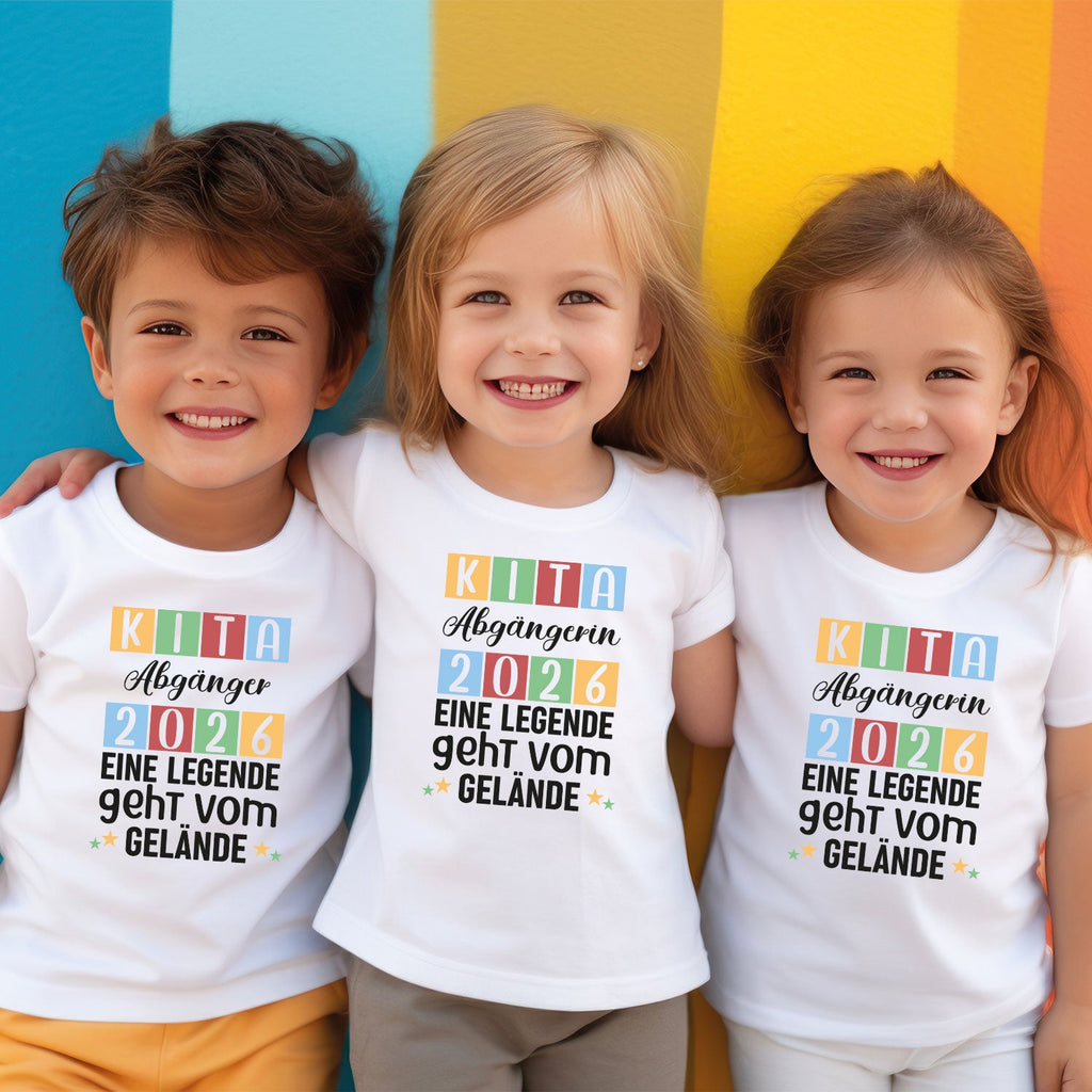Bedrucktes T-Shirt für Kinder - KITA Abgänger
