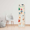 Messlatte mit Namen für Kinder im Rakete Design