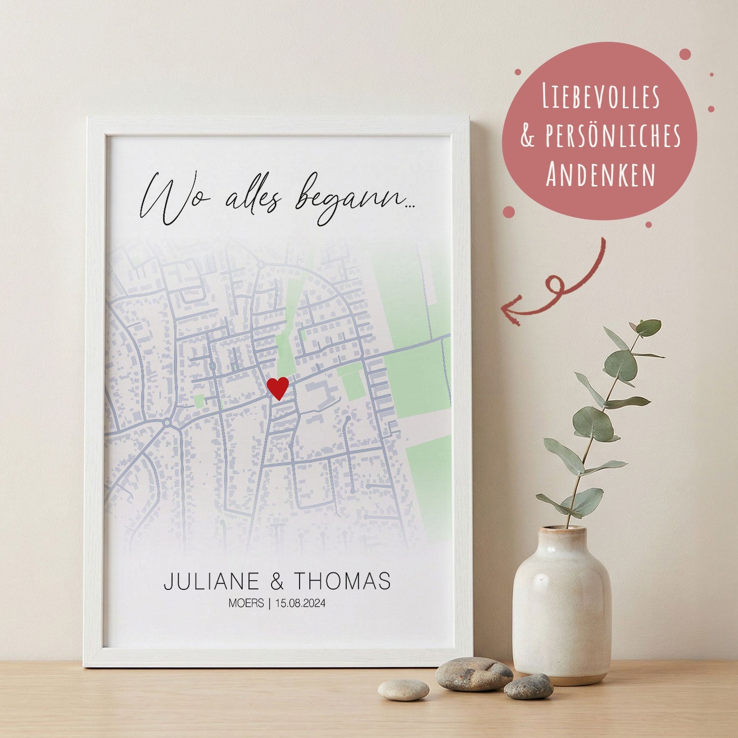 Personalisiertes Poster - Wo alles begann - Personalisiertes Geschenk
