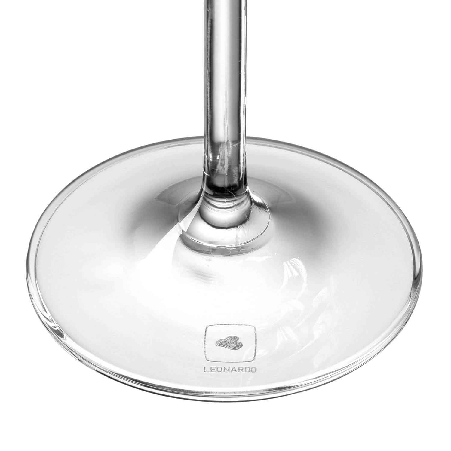 Leonardo Weinglas mit Gravur "Merci, d'exister"