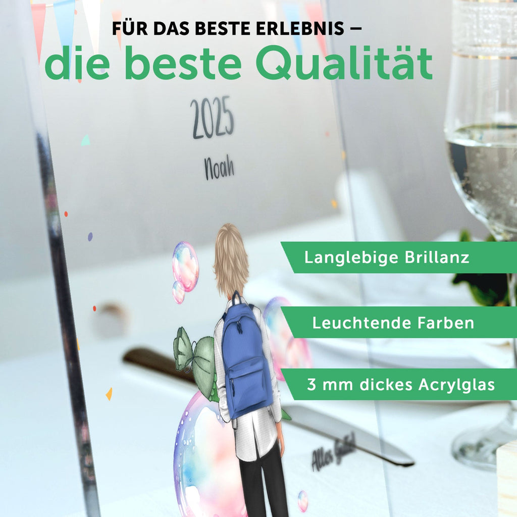Acrylglas mit Konfiguration - Einschulung